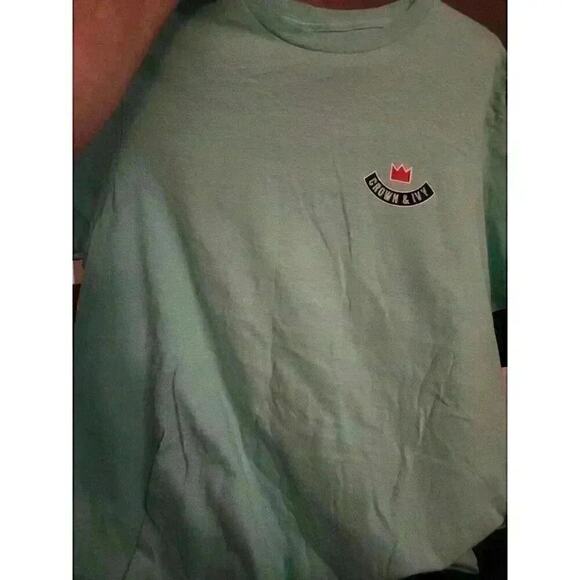 Crown & Ivy Mens Southern Tradition Dog Graphic Blue Shirt NWT SZ M CR3 - Picture 3 of 5